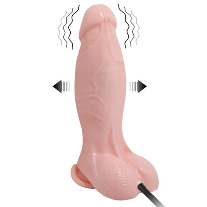 BAILE - REALISTIC INFLATABLE VIBRATING DILDO 18.8 CM