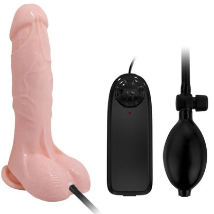 BAILE - DILDO VIBRANTE E GONFIABILE REALISTICO 18.8 CM - BAILE | Lingerie Harness Boutique