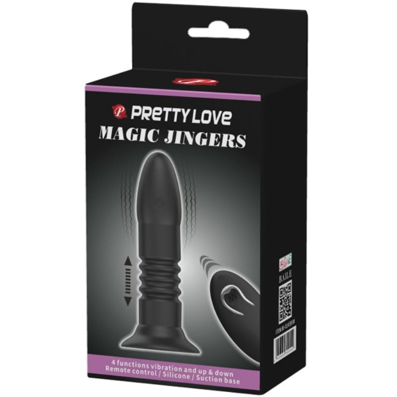 PRETTY LOVE - PLUG MAGIC JINGER SU E GIÙ E VIBRAZIONE - PRETTY LOVE BOTTOM | Lingerie Harness Boutique