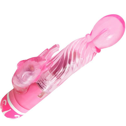 BAILE - VIBRATORE MULTIVELOCIT CON STIMOLATORE ROSA - BAILE VIBRATORS | Lingerie Harness Boutique