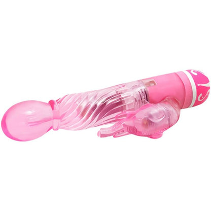 BAILE - VIBRATORE MULTIVELOCIT CON STIMOLATORE ROSA - BAILE VIBRATORS | Lingerie Harness Boutique