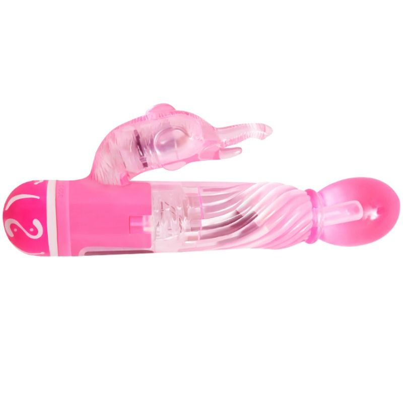 BAILE - VIBRATORE MULTIVELOCIT CON STIMOLATORE ROSA - BAILE VIBRATORS | Lingerie Harness Boutique