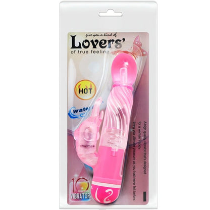 BAILE - VIBRATORE MULTIVELOCIT CON STIMOLATORE ROSA - BAILE VIBRATORS | Lingerie Harness Boutique