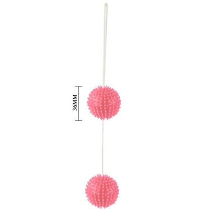 BAILE - UN PIACERE PROFONDO SFERE ROSA STRUTTURATO 3.6 CM - BAILE STIMULATING | Lingerie Harness Boutique