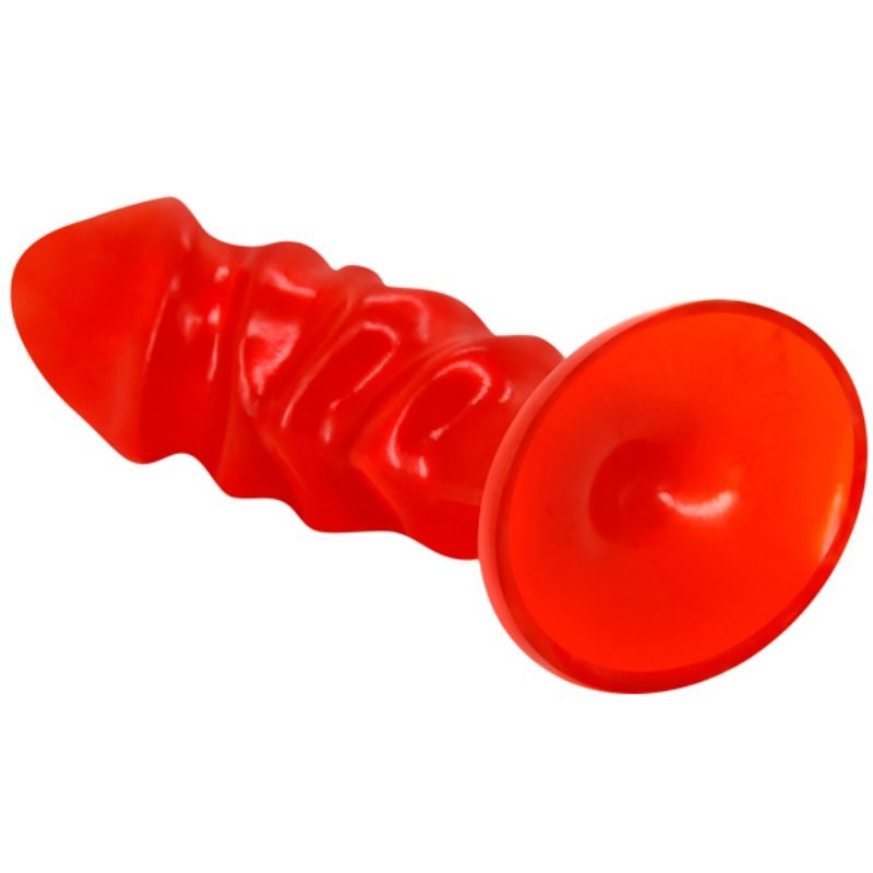 BAILE - UNISEX RED SUCTION CUP BUTT PLUG