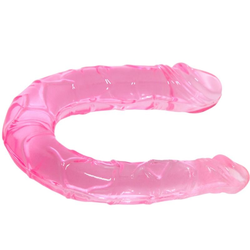 BAILE - DOPPIO DONG DOPPIO DILDO ROSA - BAILE DILDOS | Lingerie Harness Boutique
