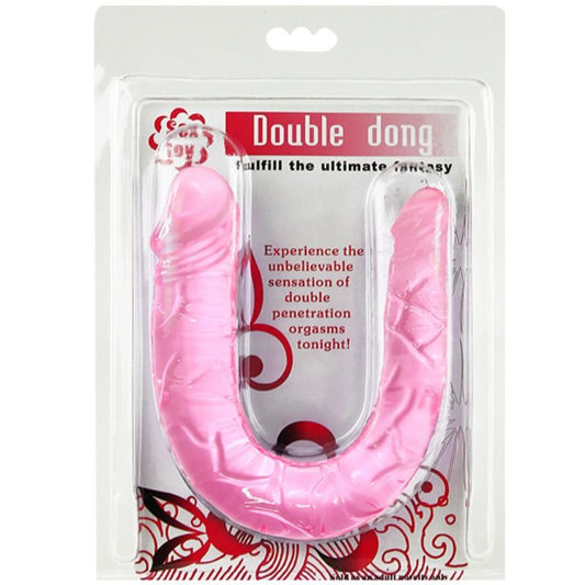 BAILE - DOPPIO DONG DOPPIO DILDO ROSA - BAILE DILDOS | Lingerie Harness Boutique