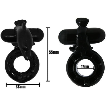 BAILE - ANELLO SWEET ANELLO CON STIMOLATORE CLITORIDE DELFIN - BAILE FOR HIM | Lingerie Harness Boutique