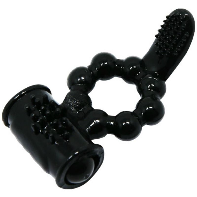BAILE - ANELLO SWEET ANELLO CON DOPPIO STIMOLATORE - BAILE FOR HIM | Lingerie Harness Boutique