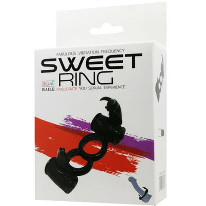 BAILE - ANELLO SWEET ANELLO DOPPIO CON DOPPIO CONIGLIO - BAILE FOR HIM | Lingerie Harness Boutique