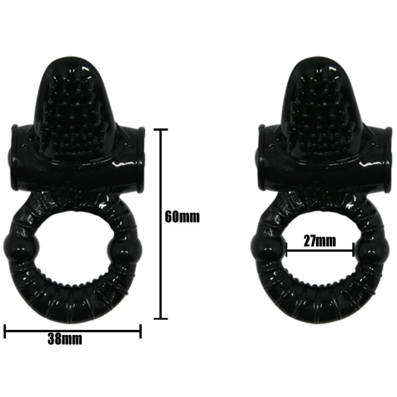 BAILE - ANELLO VIBRANTE SWEET RING CON CONIGLIO STRUTTURATO - BAILE FOR HIM | Lingerie Harness Boutique