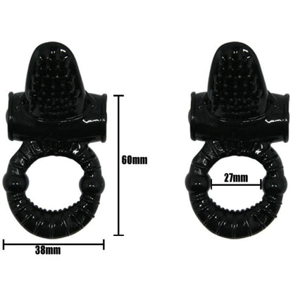 BAILE - ANELLO VIBRANTE SWEET RING CON CONIGLIO STRUTTURATO - BAILE FOR HIM | Lingerie Harness Boutique