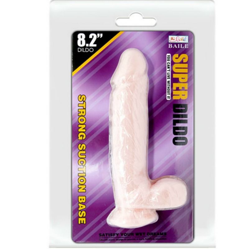 BAILE - DILDO NATURALE SUPER REALISTICO 21.5 CM - BAILE DILDOS | Lingerie Harness Boutique