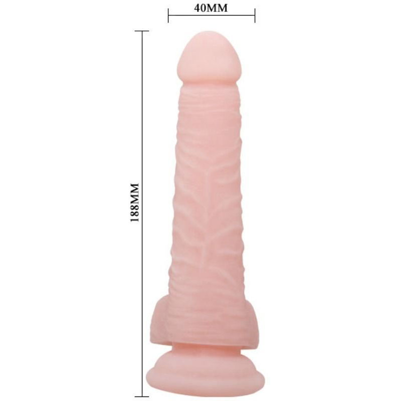 BAILE - DILDO NATURALE SUPER REALISTICO 18.8 CM - BAILE DILDOS | Lingerie Harness Boutique