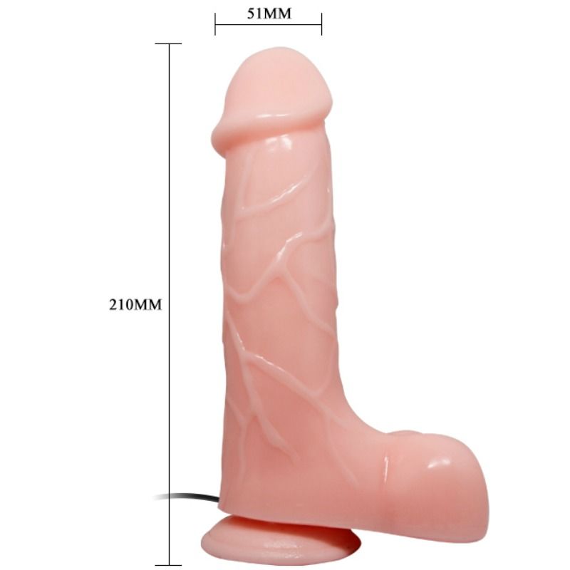 BAILE - VIBRATORE REALISTICO NATURALE BARBARA 21 CM - BAILE | Lingerie Harness Boutique