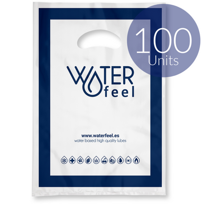WATERFEEL - 100 SACCHETTI PICCOLI IN PLASTICA 25 X 35 CM - WATERFEEL | Lingerie Harness Boutique