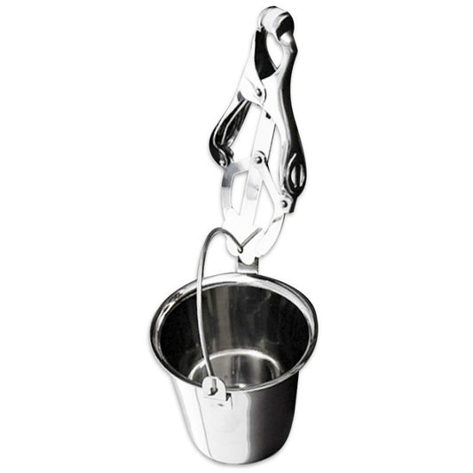 METAL HARD - PINZA PER CAPEZZOLI CON SERBATOIO - METAL HARD | Lingerie Harness Boutique