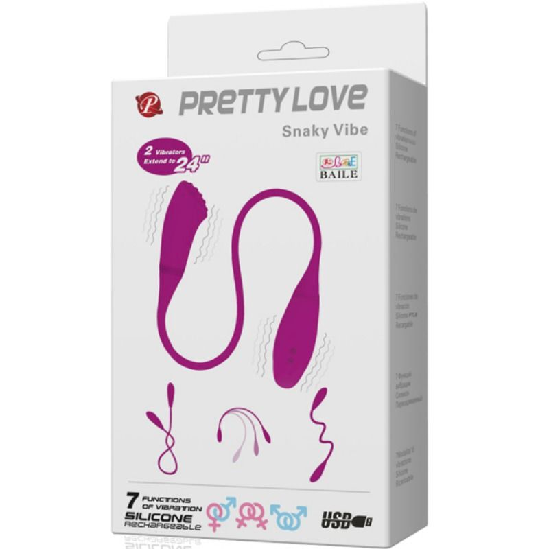 PRETTY LOVE - VIBRATOREPRETTY LOVE - SMART SNAKY VIBE 2 MOTORI - PRETTY LOVE SMART | Lingerie Harness Boutique
