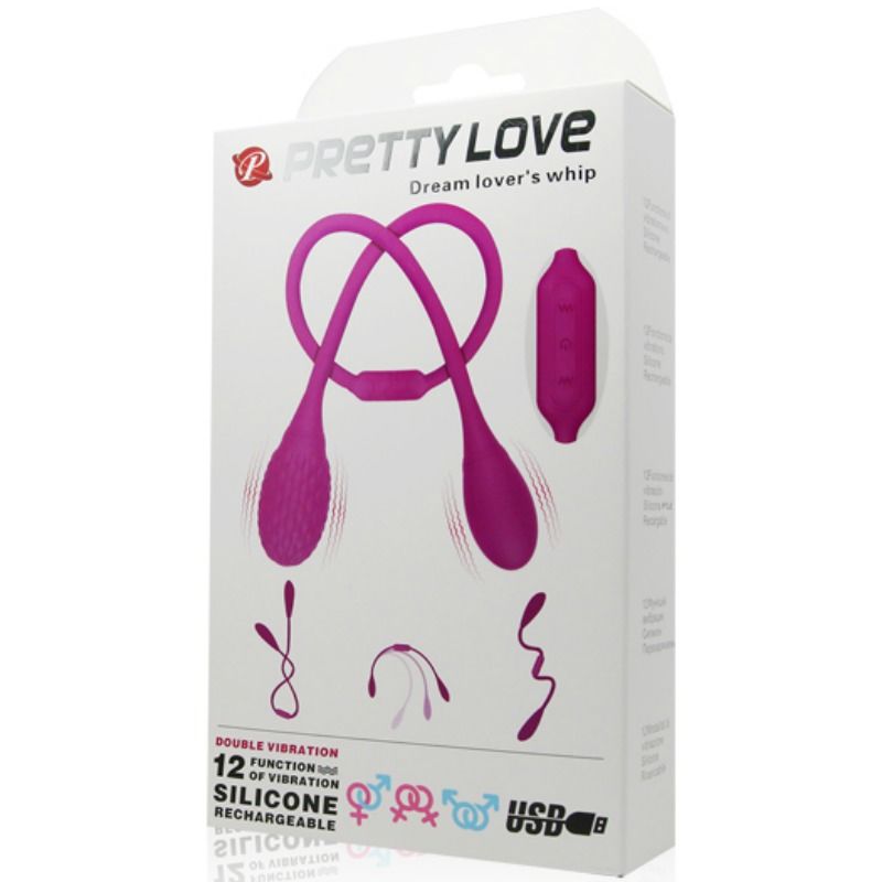 PRETTY LOVE - STIMOLATORE UNISEX DREAM LOVERS WHIP 2 - PRETTY LOVE SMART | Lingerie Harness Boutique