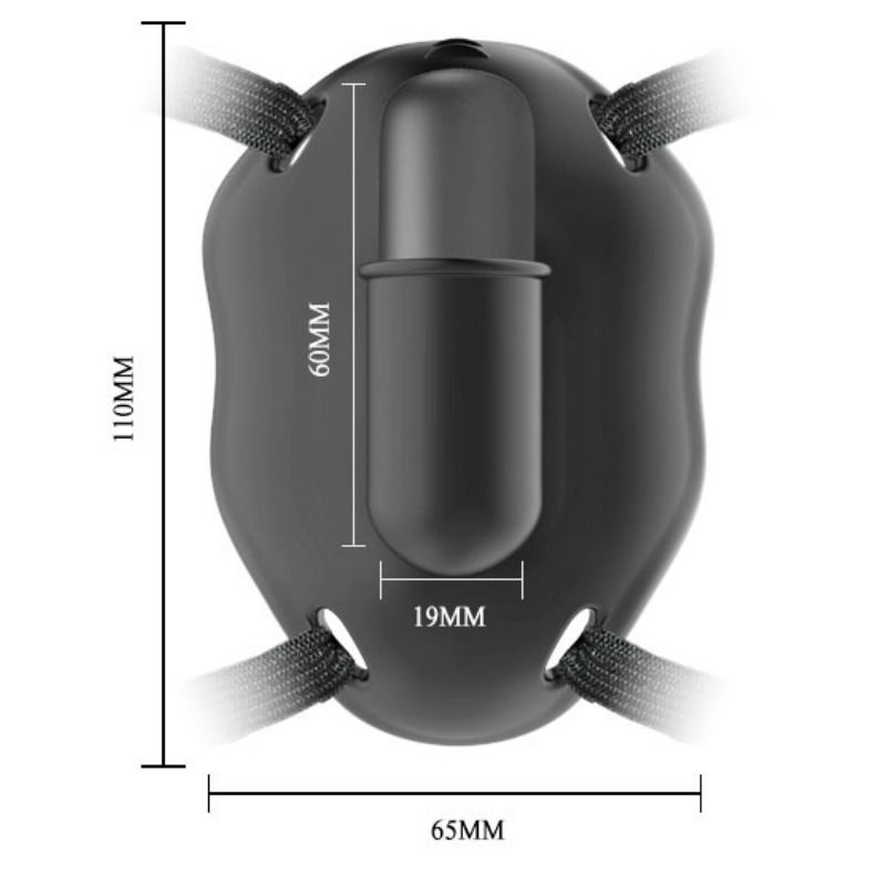 PRETTY LOVE - CINTURINO CON PROIETTILE VIBRANTE CARTER - PRETTY LOVE | Lingerie Harness Boutique