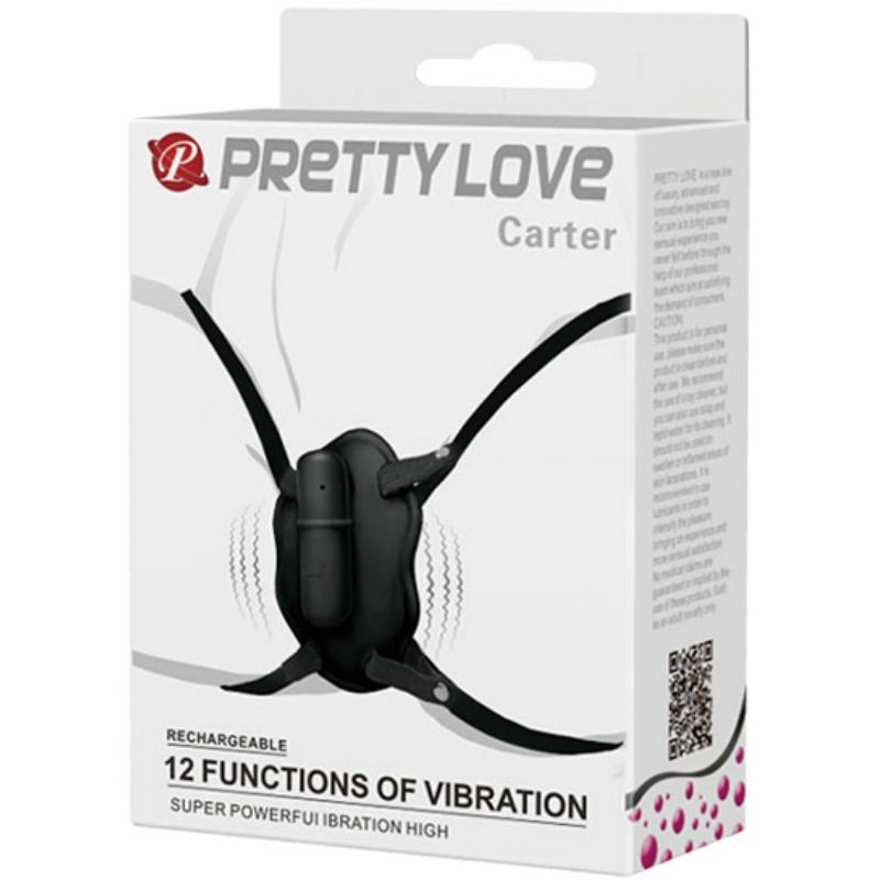 PRETTY LOVE - CINTURINO CON PROIETTILE VIBRANTE CARTER - PRETTY LOVE | Lingerie Harness Boutique
