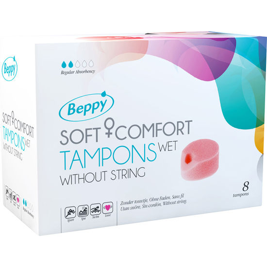 BEPPY - SOFT COMFORT TAMPONI BAGNATI 8 UNITÀ - BEPPY | Lingerie Harness Boutique