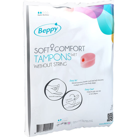 BEPPY - SOFT COMFORT TAMPONI BAGNATI 30 UNITÀ - BEPPY | Lingerie Harness Boutique