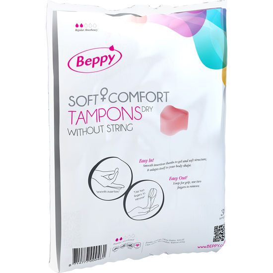 BEPPY - SOFT-COMFORT TAMPONI ASCIUTTI 30 UNITÀ - BEPPY | Lingerie Harness Boutique