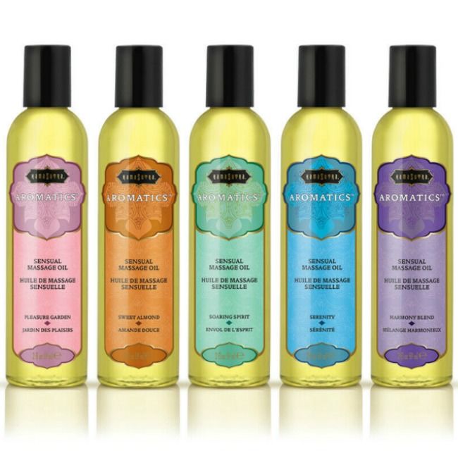 KAMASUTRA - SET 15 MASSAGE OILS + DISPLAY