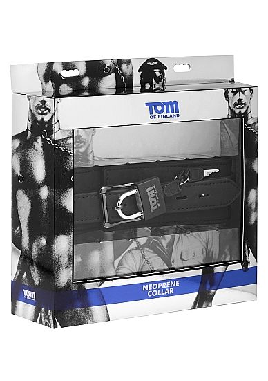 TOM OF FINLAND - NEOPRENE COLLAR WITH LOCK