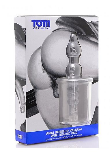 TOM OF FINLAND - ANAL ROSEBUD EMPTY WITH TRANSPARENT BEABED