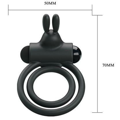 PRETTY LOVE - ANELLO VIBRATORE IN SILICONE OSMOND - PRETTY LOVE | Lingerie Harness Boutique