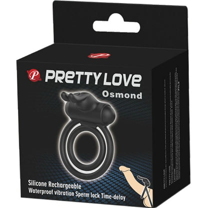 PRETTY LOVE - ANELLO VIBRATORE IN SILICONE OSMOND - PRETTY LOVE | Lingerie Harness Boutique