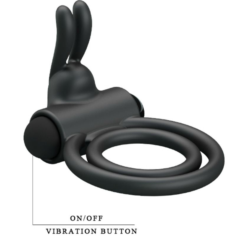 PRETTY LOVE - ANELLO VIBRATORE IN SILICONE OSMOND - PRETTY LOVE | Lingerie Harness Boutique