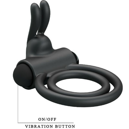 PRETTY LOVE - ANELLO VIBRATORE IN SILICONE OSMOND - PRETTY LOVE | Lingerie Harness Boutique