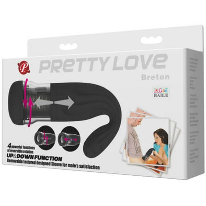 PRETTY LOVE - MASTURBATORE MULTIFUNZIONE MASCHILE BRETON - PRETTY LOVE MALE | Lingerie Harness Boutique