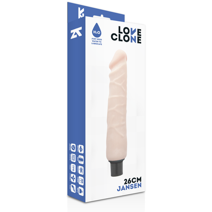 LOVECLONE - JANSEN SELF-LUBRICATING VIBRATOR 26 CM -O- 4.2 CM