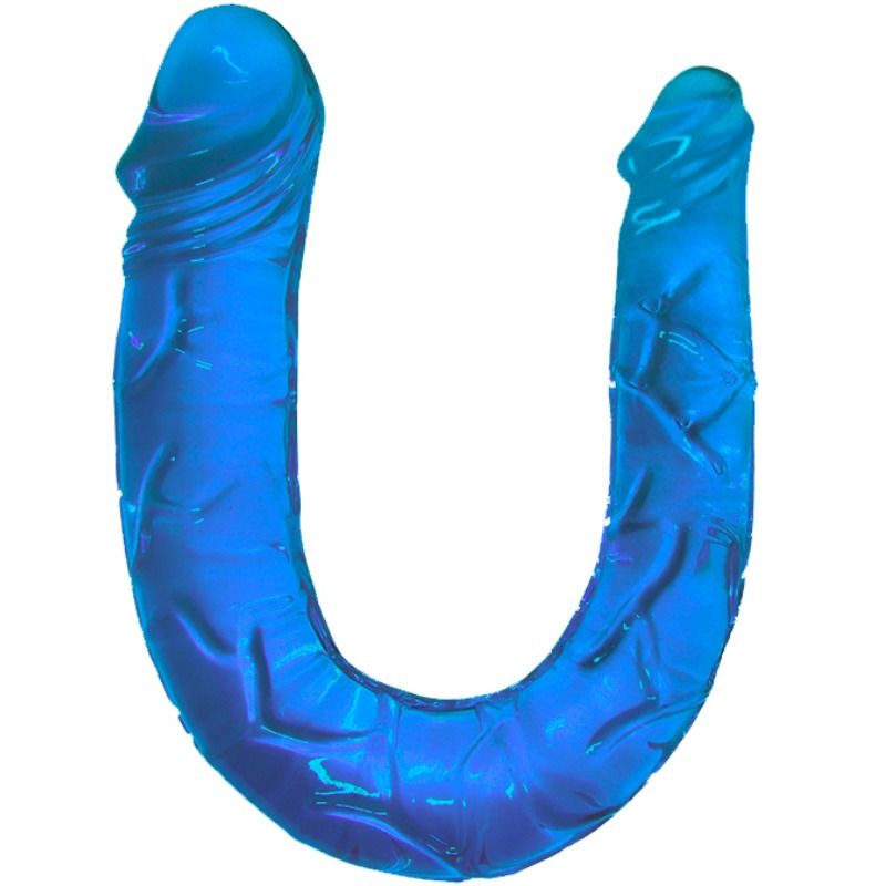 BAILE - DOPPIO DONG DOPPIO DILDO BLU - BAILE DILDOS | Lingerie Harness Boutique