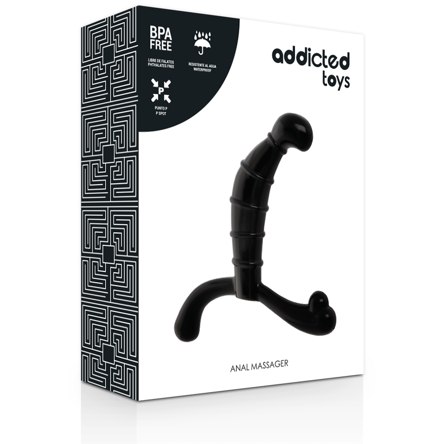 ADDICTED TOYS - PIACERE ANALE DELLA PROSTATA NERO - ADDICTED TOYS | Lingerie Harness Boutique