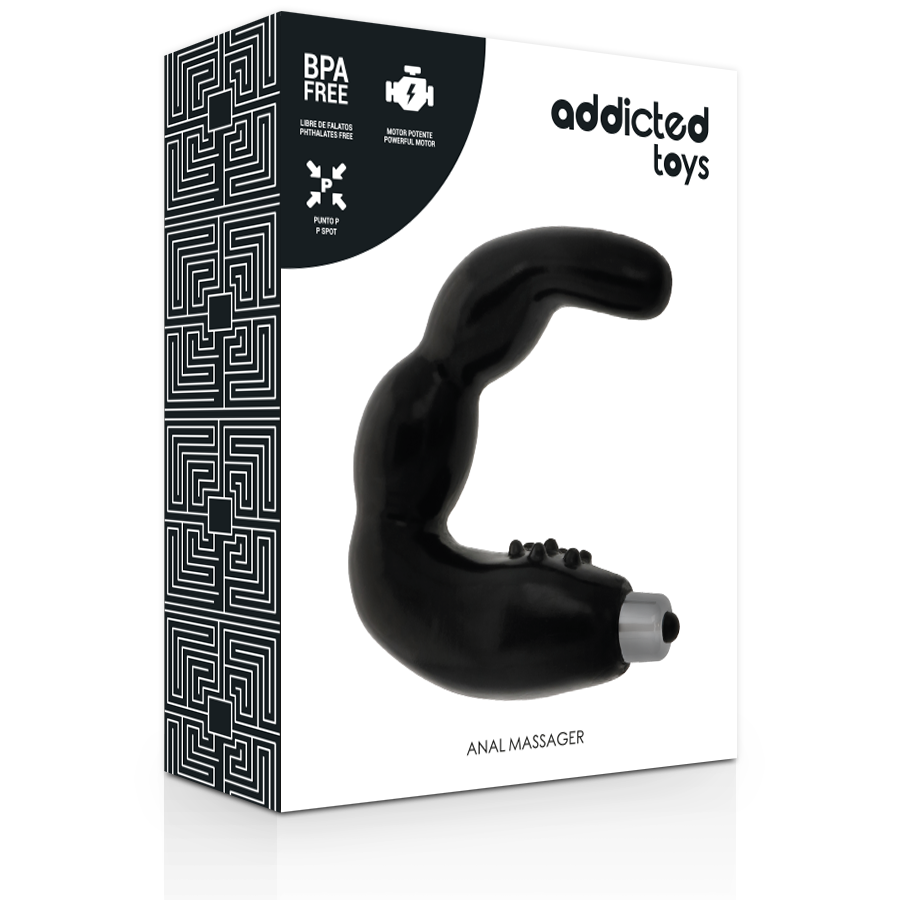 ADDICTED TOYS - VIBRAZIONE DEL MASSAGGIATORE ANALE DELLA PROSTATA - ADDICTED TOYS | Lingerie Harness Boutique