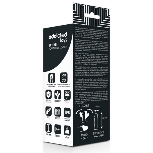 ADDICTED TOYS - ESTENDONO IL TUO PENE 18 CM - ADDICTED TOYS | Lingerie Harness Boutique