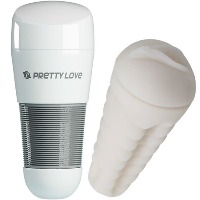 PRETTY LOVE - MASTURBATORE VAGINA BIANCO KITTY - PRETTY LOVE MALE | Lingerie Harness Boutique