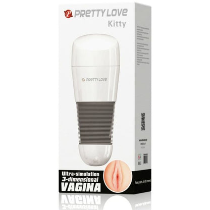 PRETTY LOVE - MASTURBATORE VAGINA BIANCO KITTY - PRETTY LOVE MALE | Lingerie Harness Boutique