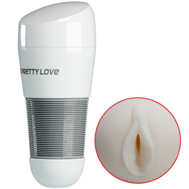 PRETTY LOVE - MASTURBATORE VAGINA BIANCO KITTY - PRETTY LOVE MALE | Lingerie Harness Boutique