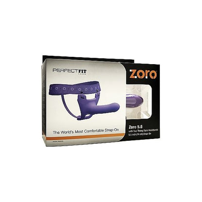 PERFECT FIT BRAND - ZORO STRAP ON 5.5 W VIOLET BELT