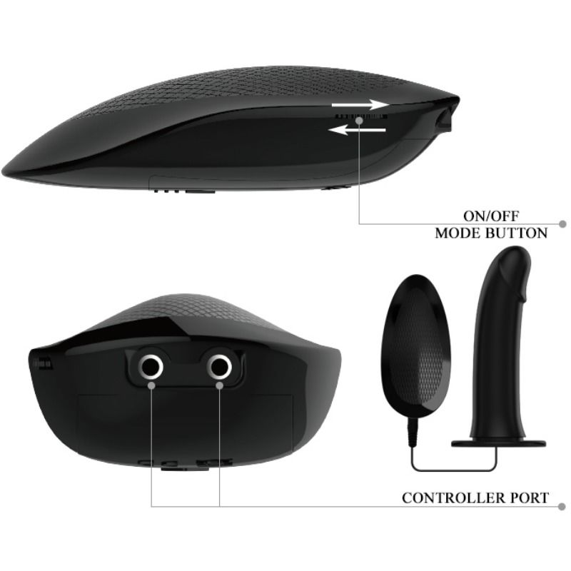 PRETTY LOVE - ABBASBAILEA LOVE MARVIN STRAP ON CON VIBRAZIONE E DILDO CAVO - PRETTY LOVE | Lingerie Harness Boutique