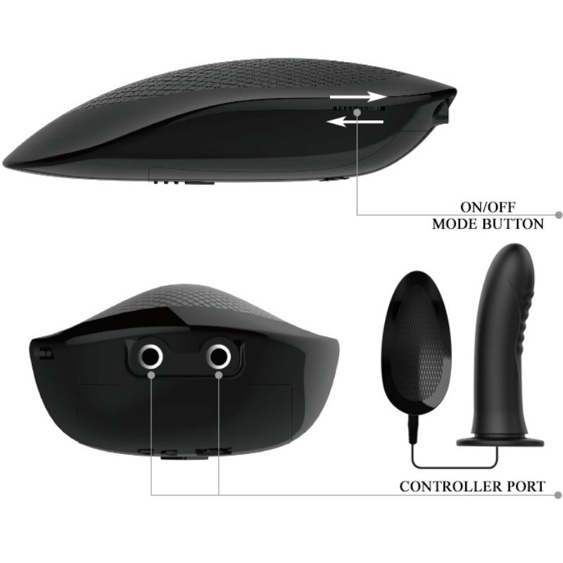 PRETTY LOVE - ABBASBAILEA LOVE MYRON STRAP ON CON VIBRAZIONE E DILDO CAVO - PRETTY LOVE | Lingerie Harness Boutique