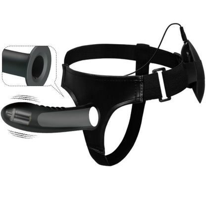 PRETTY LOVE - ABBASBAILEA LOVE MYRON STRAP ON CON VIBRAZIONE E DILDO CAVO - PRETTY LOVE | Lingerie Harness Boutique