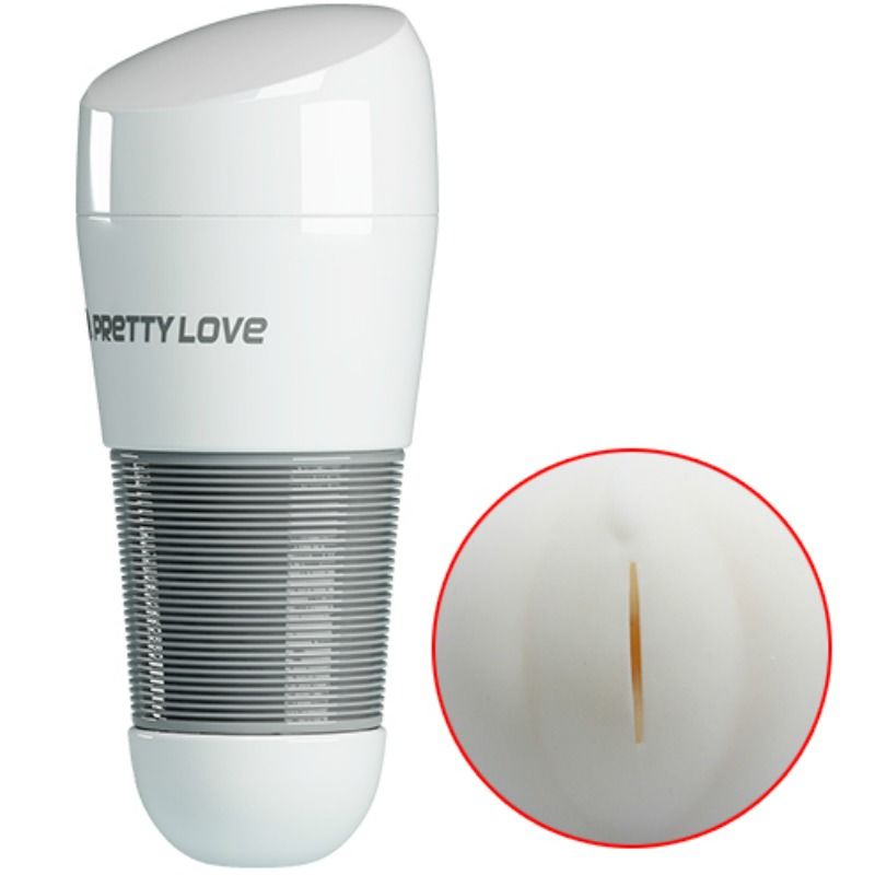 PRETTY LOVE - MASTURBATORE VAGINA BIANCO KITTY 2 - PRETTY LOVE MALE | Lingerie Harness Boutique