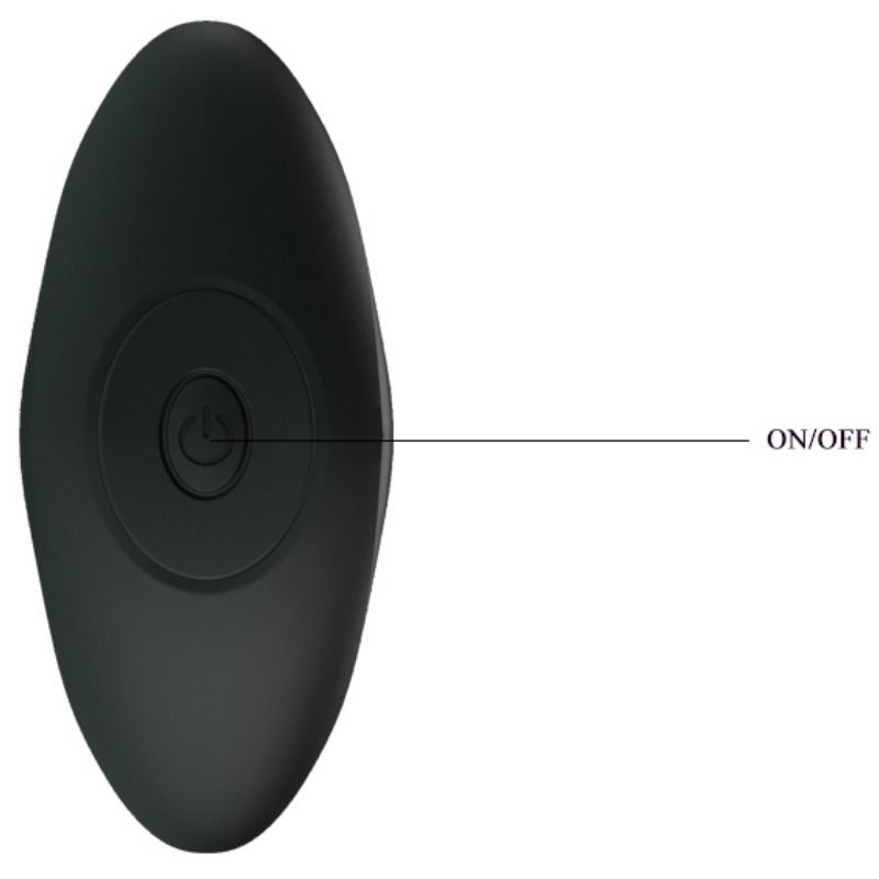 PRETTY LOVE - VIBRATORE ANALE NERO - PRETTY LOVE | Lingerie Harness Boutique